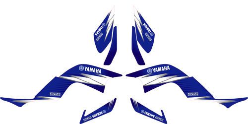 Yamaha gytr raptor 700 yfm700r race strobe graphics kit 06 07 08 09 10 11 12 13