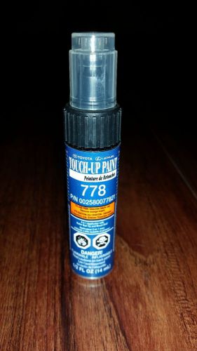 Genuine toyota touch up paint 1/2 oz pen &amp; brush 778 aquamarine pearl