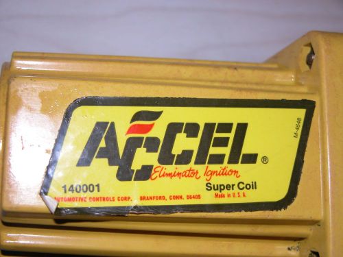 Accel super coil 140001 universal high performance 12 volt race ignition