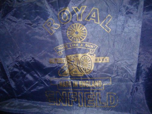 All weather body cover blue for royal enfield bullets
