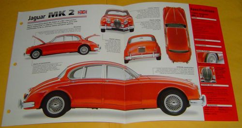 1960 jaguar mk 2 ii 3.8 6 cylinder 3781cc 2 carbs imp info/specs/photo 15x9