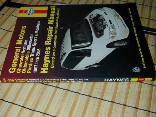 Haynes manual 38036 gm chevy venture olds silhouette pontiac trans sport montana
