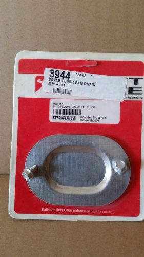64-73 ford mustang floor pan panel drain plug cover w/ screws