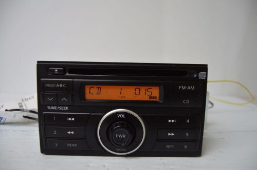 07 08 09 nissan versa oem factory stereo am fm radio single cd player y30#011