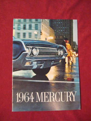 Nos 1964 mercury &amp; marauder full line salesman dealership showroom brochure old