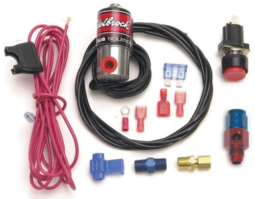 Edelbrock 72176 75 nitrous system purge valve kit * new *