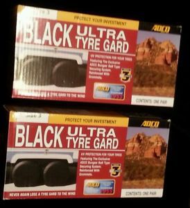 Adco black ultra tyre gards   ( 2 pairs size 3)  ***new-original packaging***