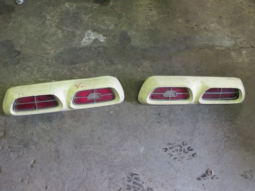 1970 1971 mercury montego base model cyclone left right rear tail lights pair