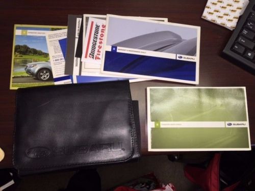 Factory 2009 subaru forester (all models) owner&#039;s manual info book set &amp; case