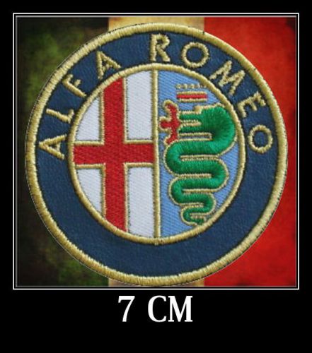 Luxury   patch alfa romeo  emblem 7 cm iron on