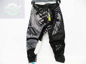 Fly racing kinetic shock pants black/grey new size 28 waist