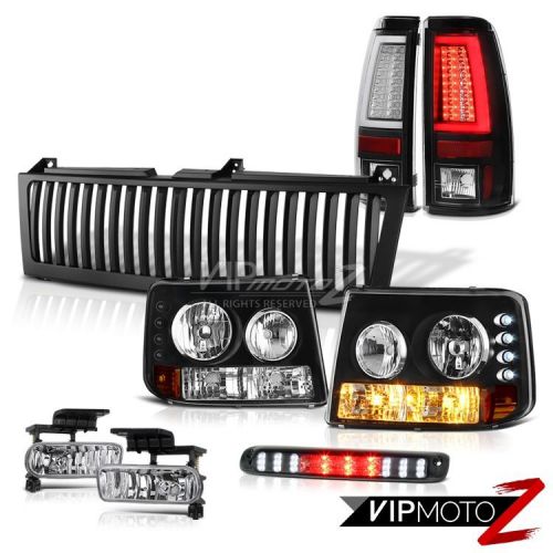 99 00 01 02 silverado 1500 taillamps vertical grille roof cab light foglights