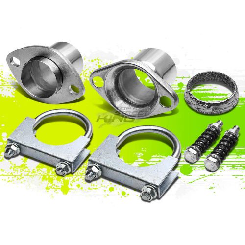 Sell 2"HEADER/EXHAUST PIPE COLLECTOR BALL/DONUT FLANGE+UCLAMP COUPLING