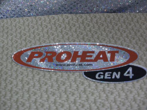 Racing car sticker, proheat, gen 4, 7&#034; x 2&#034;