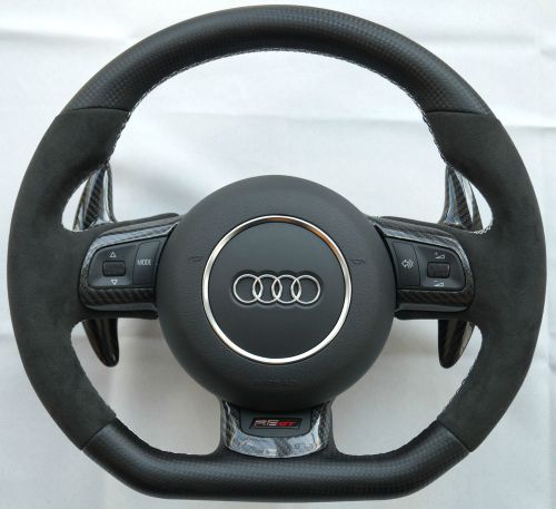 Audi r8 gt / spyder / lmx / ttrs/rs6/rs3 carbon edition alcantara steering wheel