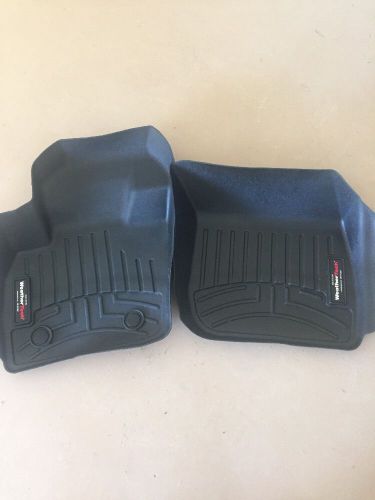 &#034;weather tech&#034; front floor mat&#039;s for 2016 ford fusion.  used six months.