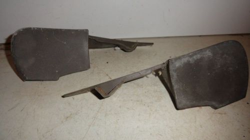 1962 buick invicta wildcat dash end caps.brown in color.unbroken,excellent cond.