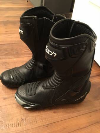 Cortech motorcycle boots size 8.5 men black