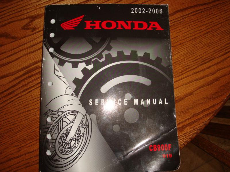 2002 2003 2004 2005 2006 honda cb900f 919 service repair shop factory manual 
