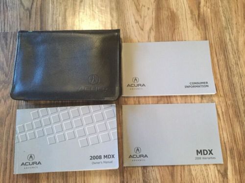 2008 08 acura mdx owners manual
