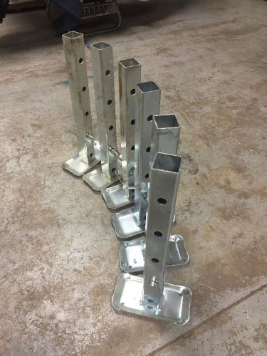 &#034;new&#034; trailer jack drop  foot  replacement shaft 6 pack camper, trailer  rv boat