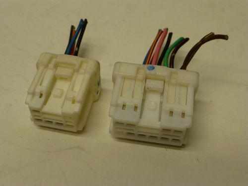 Nissan radio cd player stereo wire harness plug set for oem stock plugs