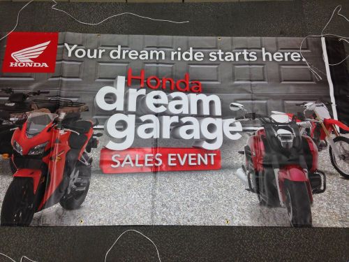 Honda dream garage vinyl banner