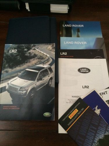 2007 lr2 land rover  owners manual set with case