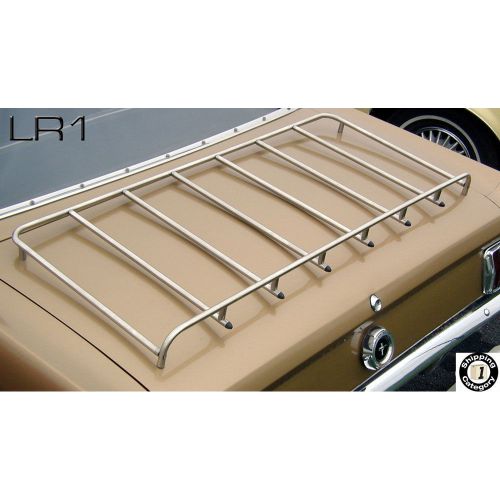 Mustang luggage rack stainless steel coupe/convertible 1965-1968 | cj pony parts