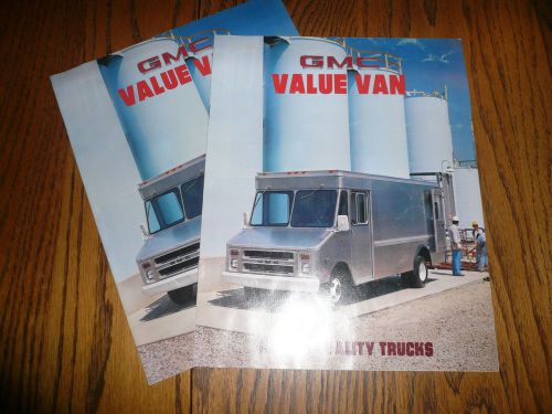 1981 gmc value van &amp; forward control models sales brochure - buy 1 receive 2