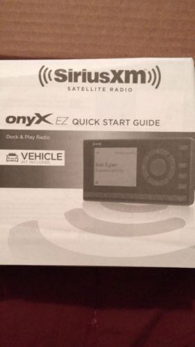 Sirius xm onyx radio (refurbished) with car kit