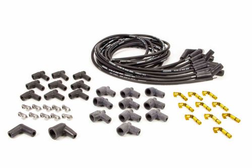 Moroso ultra 40 spark plug wire set spiral core 8.65 mm black v8 p/n 73816