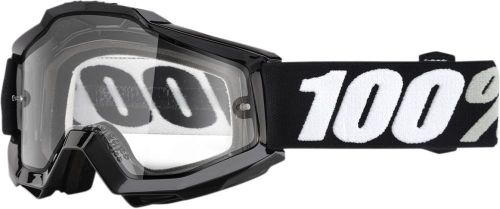 100% accuri enduro 2016 snow goggles black/clear lens