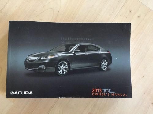 2013 acura tl owners manual