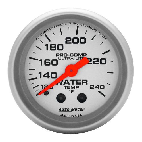 Autometer 4333 ultra-lite mechanical water temperature gauge