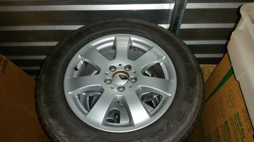 Set of 4 genuine mercedes-benz ml 350 19&#034; oem alloy wheels with tires