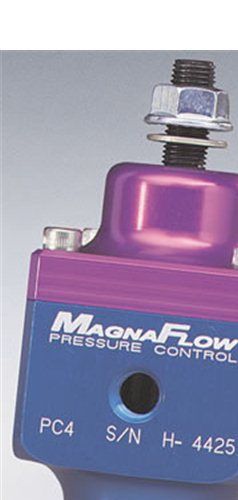 Magnafuel mp-9433 fuel pressure regulator blue anodized 4-12 psi universal each