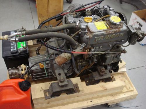 Yanmar 16hp 2cyl diesel inboard marine engine and transmission