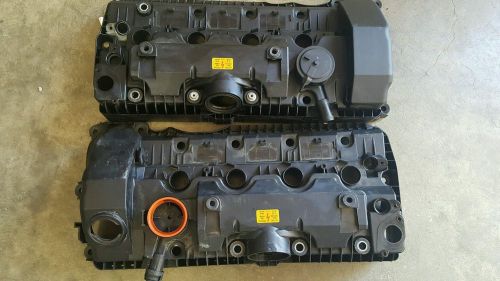 2005 bmw 550i left and right valve cover oem