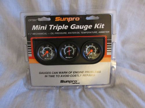 Sunpro mini triple gauge cp7997