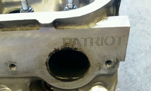 Patriot cnc ls cylinder heads stainless intake valve really nice bronze guides