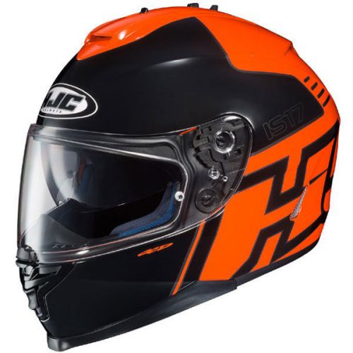 Hjc is-17 genesis full face helmet orange new size medium