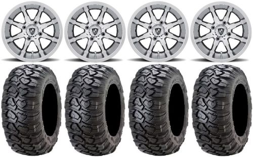 Fairway alloys shift mach wheels 12&#034; 23x10-12 ultracross tires e-z-go &amp; club car