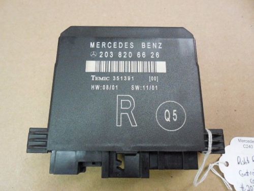 Mercedes w203 c240 c320 right rear door control module computer 2038206626