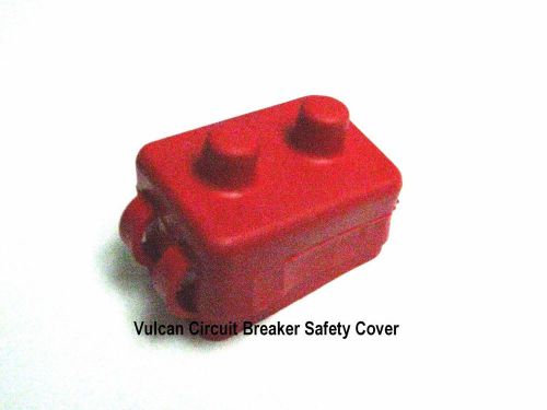 Vulcan red shortstop circuit breaker safety protection boot cover 10 pack