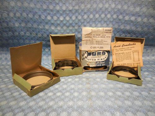 1937-1952 chevrolet nors piston ring set .030&#034; oversize 38 39 40 41 47 48 49 50