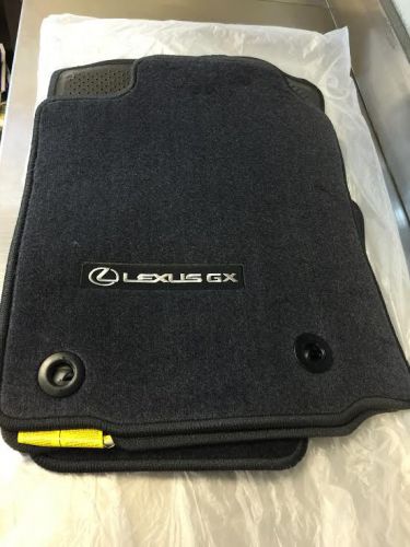 Lexus gx460 2014-2016 5 pcs black floor mats with 3rd row  awd pt926-60140-20