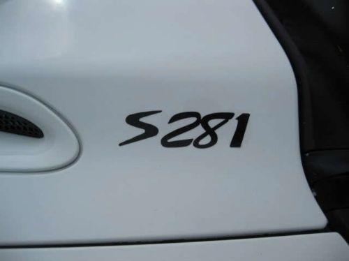 Mustang decal s281 heavy duty durable s281 saleen 5.0 pair x2