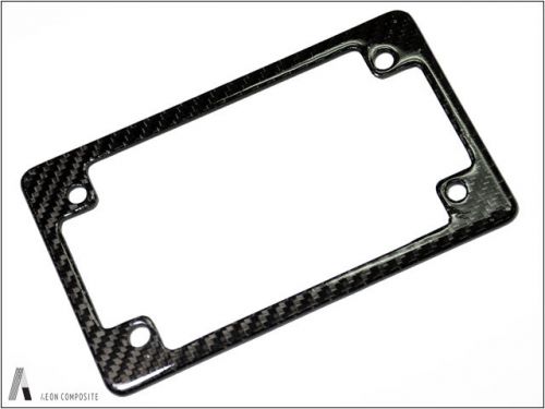Genuine autotecknic real dry carbon fiber motorcycle license plate frame ducati