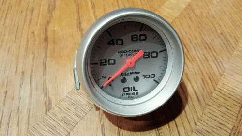 Autometer 4421 ultra-lite oil pressure gauge